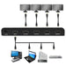 HDMI суич Qoltec 51799 Черен