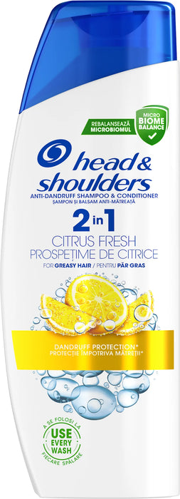 Шампоан и балсам за коса 2в1 Citrus Fresh, 330 ml