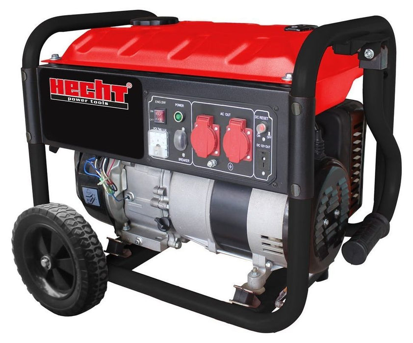 Бензинов монофазен генератор Hecht - GG 3300W, 3800 W, 15 л, с AVR