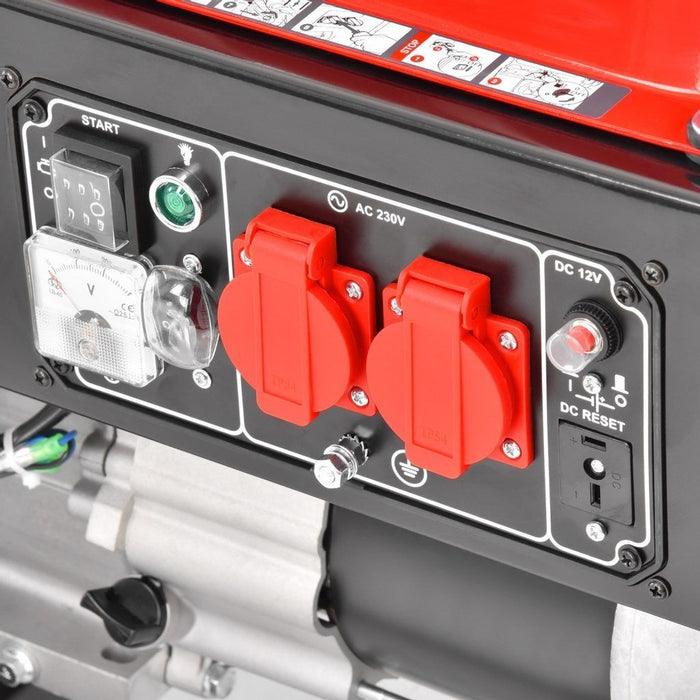 Бензинов монофазен генератор Hecht - GG 3300W, 3800 W, 15 л, с AVR