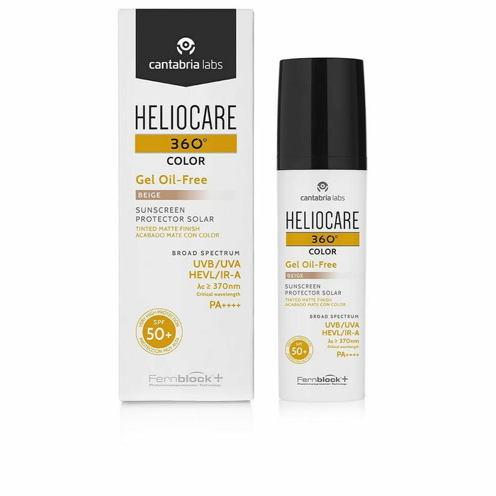 Слънцезащитен с Цвят Heliocare 50 ml Бронзант