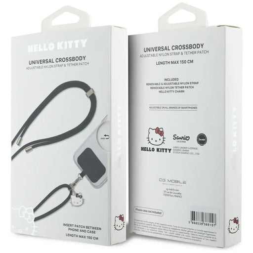 Hello Kitty Patch & Kitty Head Charm Универсална връзка