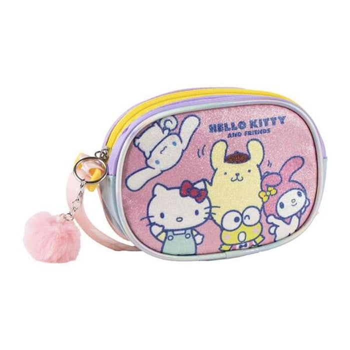 Чанта за Рамо Hello Kitty Розов 14,5 x 10,5 x 4 cm