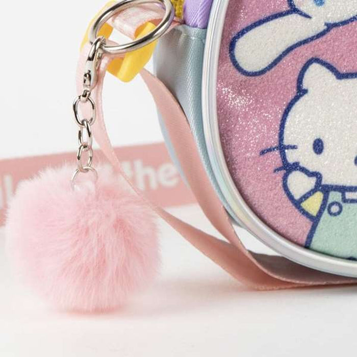 Чанта за Рамо Hello Kitty Розов 14,5 x 10,5 x 4 cm
