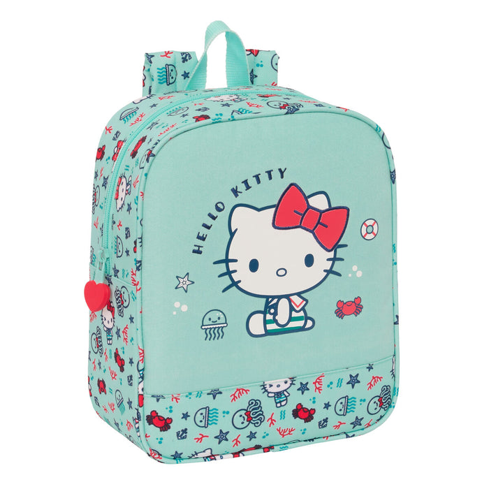 Детска раница Hello Kitty Sea lovers цвят тюркоаз 22 x 27 x 10 cm