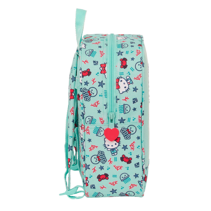 Детска раница Hello Kitty Sea lovers цвят тюркоаз 22 x 27 x 10 cm