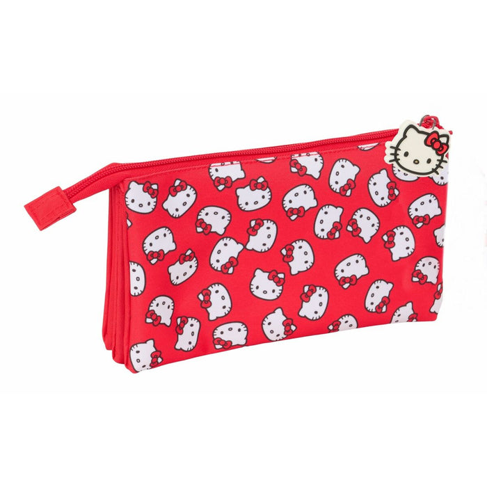 Пътническа Чанта Hello Kitty Iconic Бял Червен 22 x 12 x 3 cm