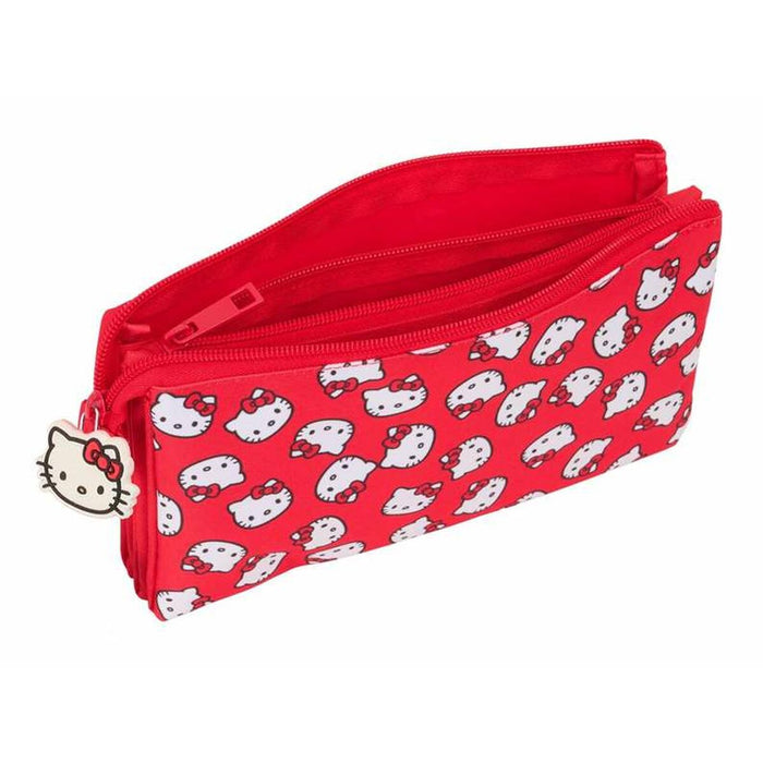 Пътническа Чанта Hello Kitty Iconic Бял Червен 22 x 12 x 3 cm