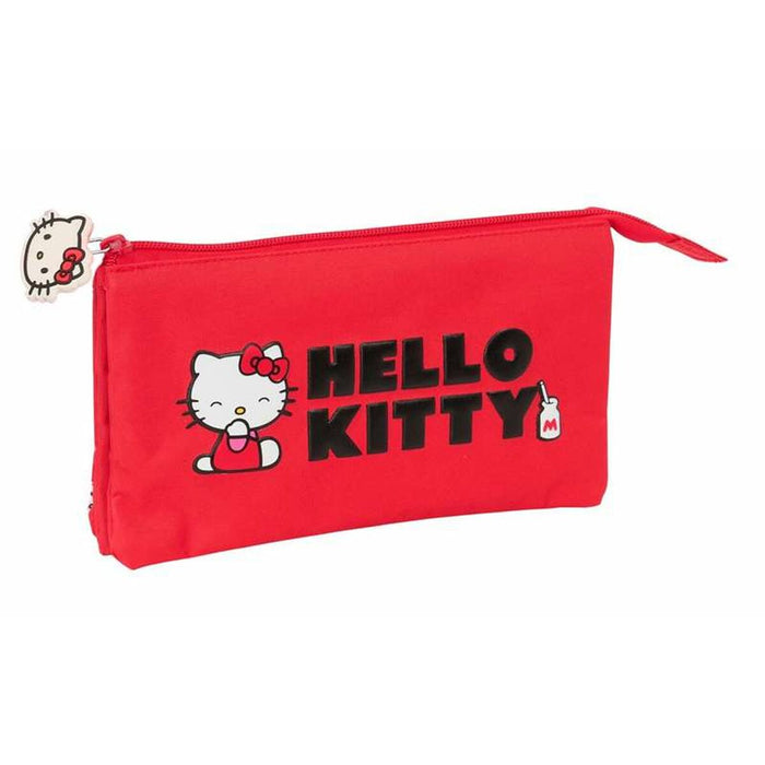 Пътническа Чанта Hello Kitty Iconic Бял Червен 22 x 12 x 3 cm