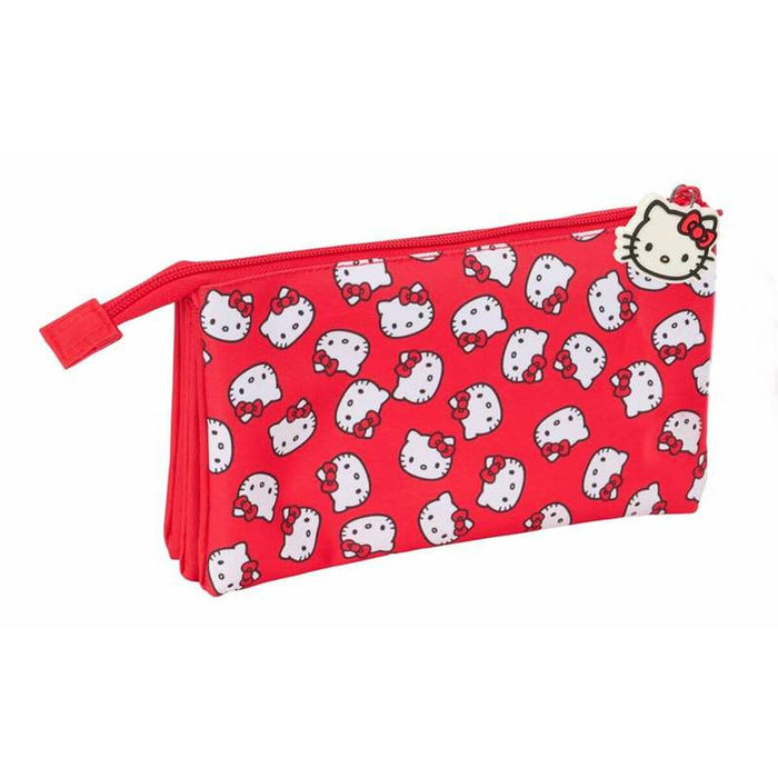 Пътническа Чанта Hello Kitty Iconic Бял Червен 22 x 12 x 3 cm