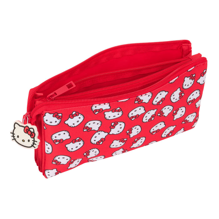 Пътническа Чанта Hello Kitty Iconic Бял Червен 22 x 12 x 3 cm