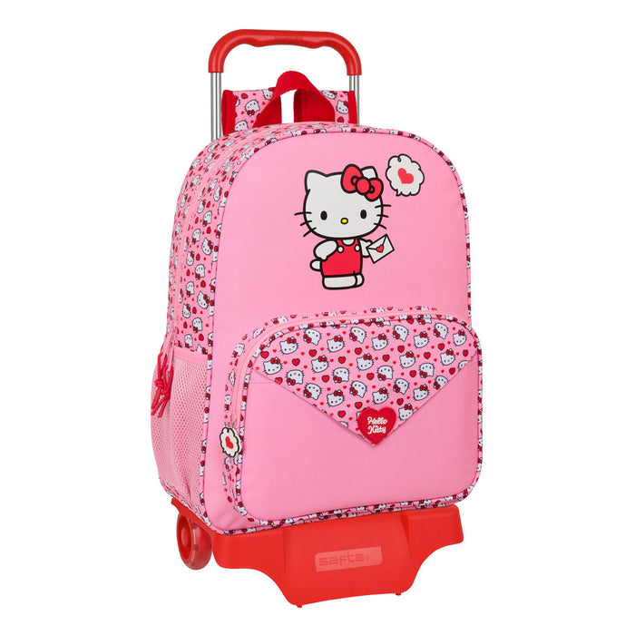 Училищна чанта Hello Kitty Розов 33 x 42 x 14 cm