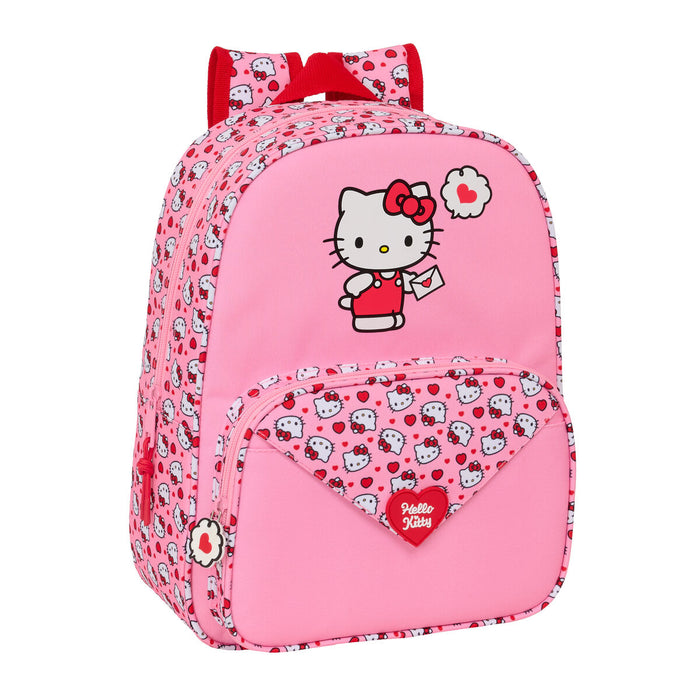 Училищна чанта Hello Kitty Розов 26 x 34 x 11 cm