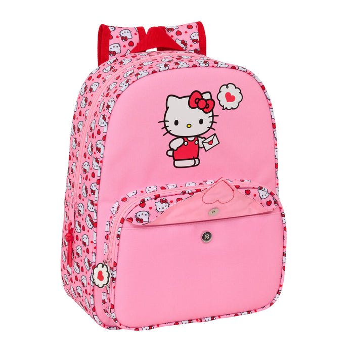 Училищна чанта Hello Kitty Розов 26 x 34 x 11 cm