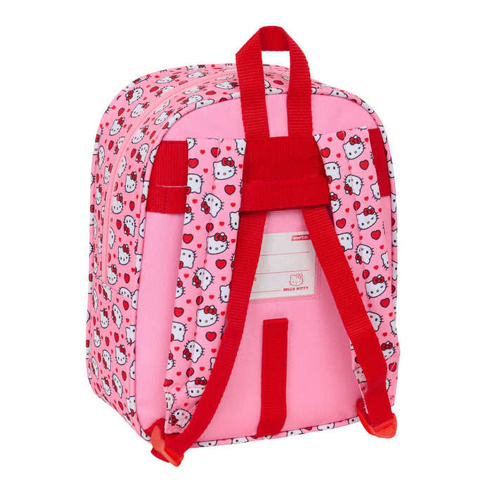 Училищна чанта Hello Kitty Розов 22 x 27 x 10 cm