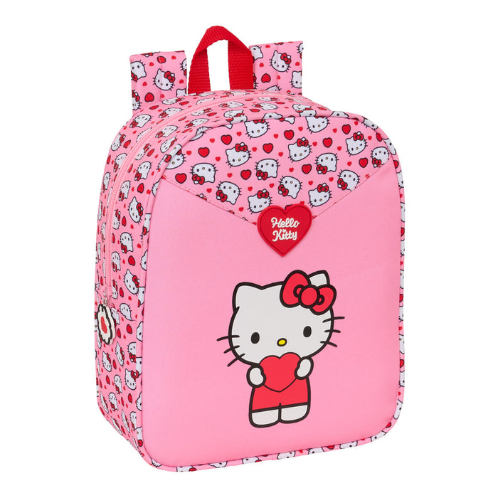 Училищна чанта Hello Kitty Розов 22 x 27 x 10 cm