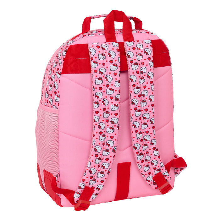Училищна чанта Hello Kitty Розов 32 x 42 x 15 cm