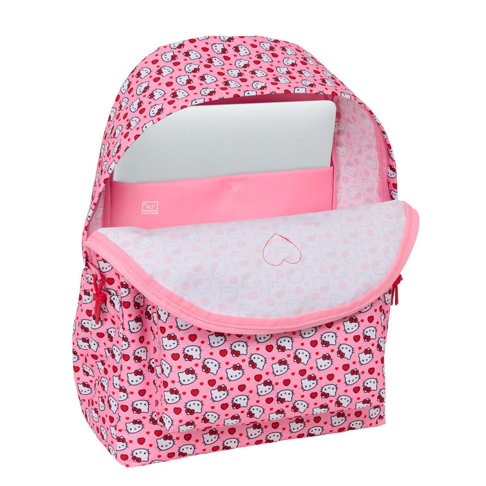 Училищна чанта Hello Kitty Розов 31 x 43 x 13 cm