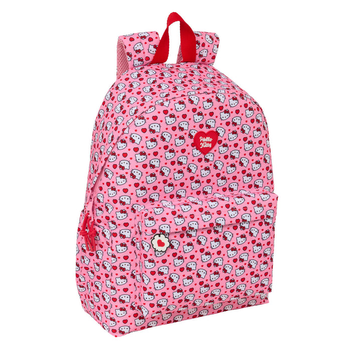 Училищна чанта Hello Kitty Розов 31 x 43 x 13 cm