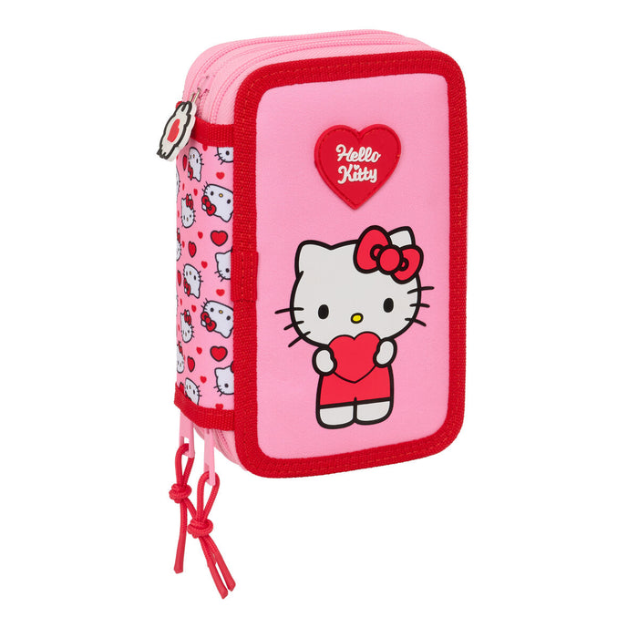 Пътническа Чанта Hello Kitty Розов 12,5 x 19,5 x 5,5 cm 37 Части