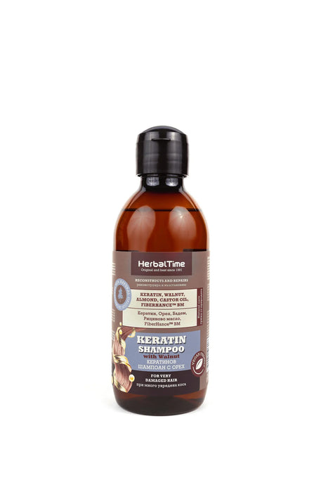 Шампоан за коса с кератин и орех, 240 ml