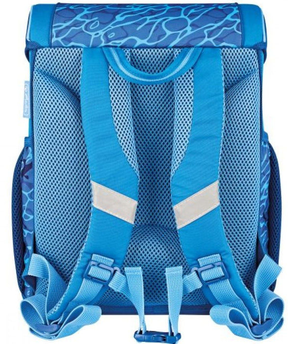 Ученическа анатомична раница Herlitz Loop - Blue Shark