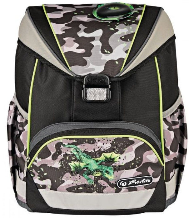 Ученическа раница Herlitz UltraLight - Camo Dragon