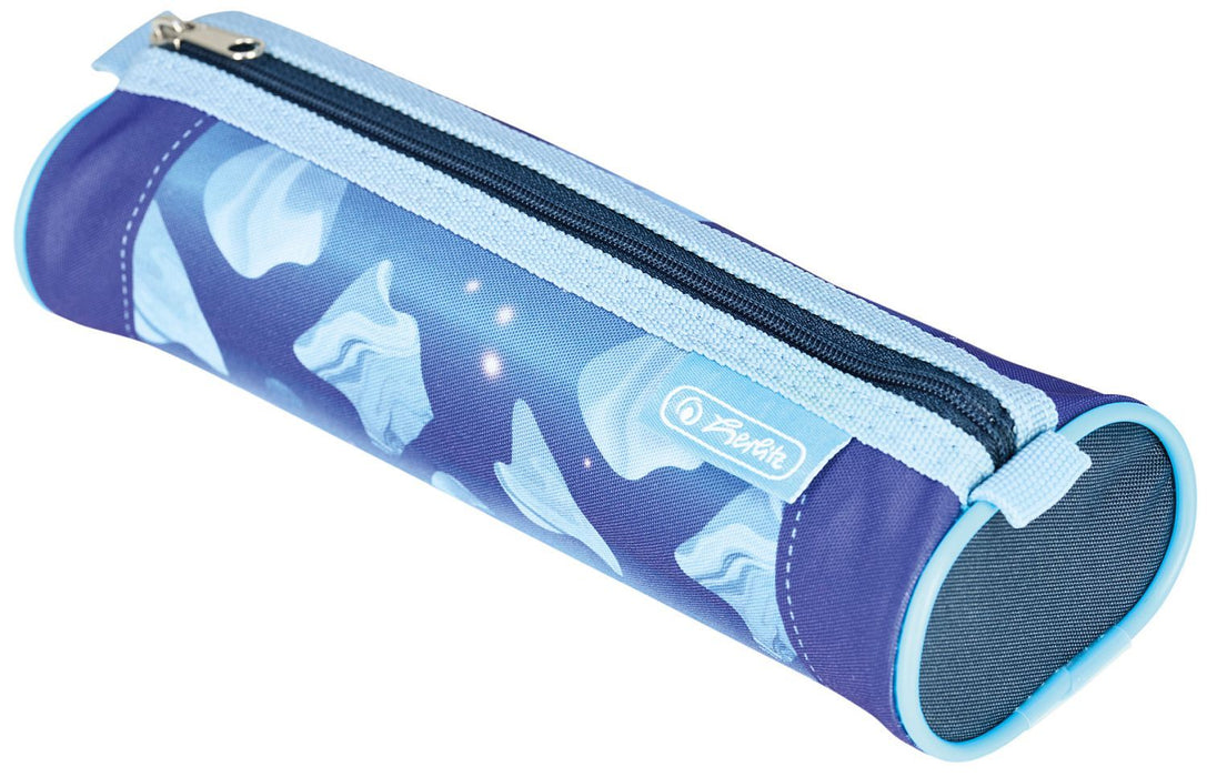 Ученически комплект Herlitz Loop Plus - Cosmic Explorer, раница, два несесера и мешка