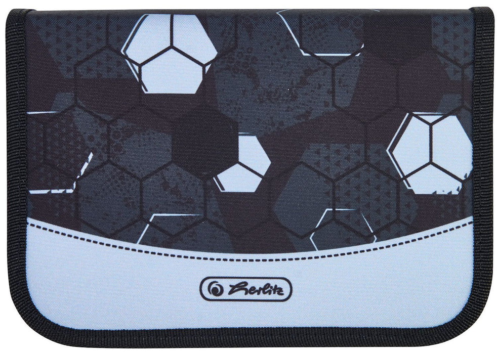 Ученически комплект Herlitz Loop Plus - Cyber Soccer, раница, два несесера и мешка