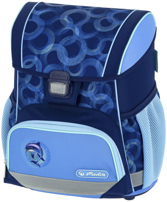 Ученическа анатомична раница Herlitz Loop - Dolphin Ride