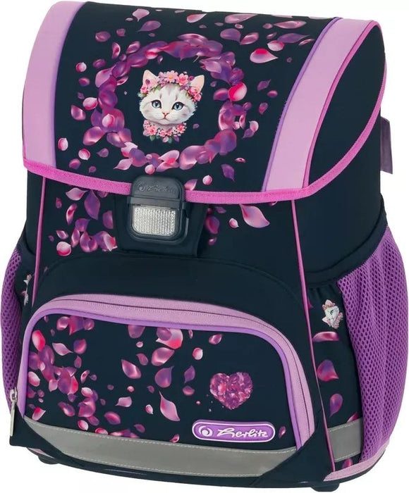 Ученически комплект Herlitz Loop Plus - Blossom Dance, раница, два несесера и мешка