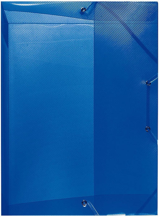 Папка с ластик Herlitz - A4, синя
