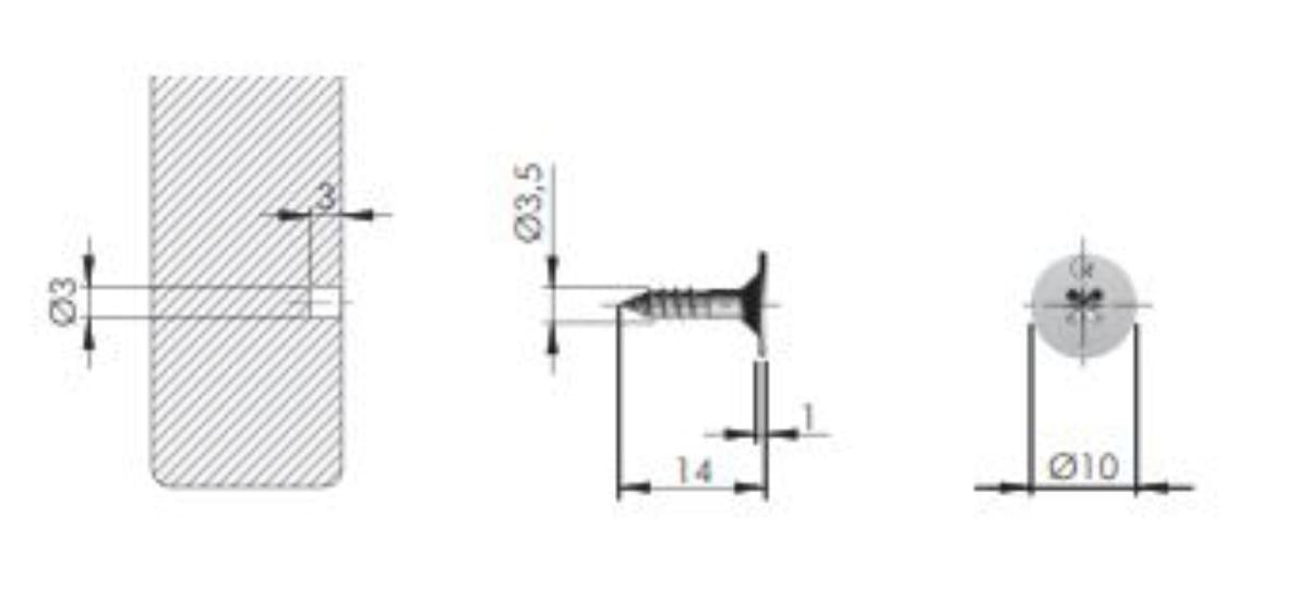ПУШ БУТОН С МАГНИТ 37MM+НАСРЕЩНИК/АДАПТО