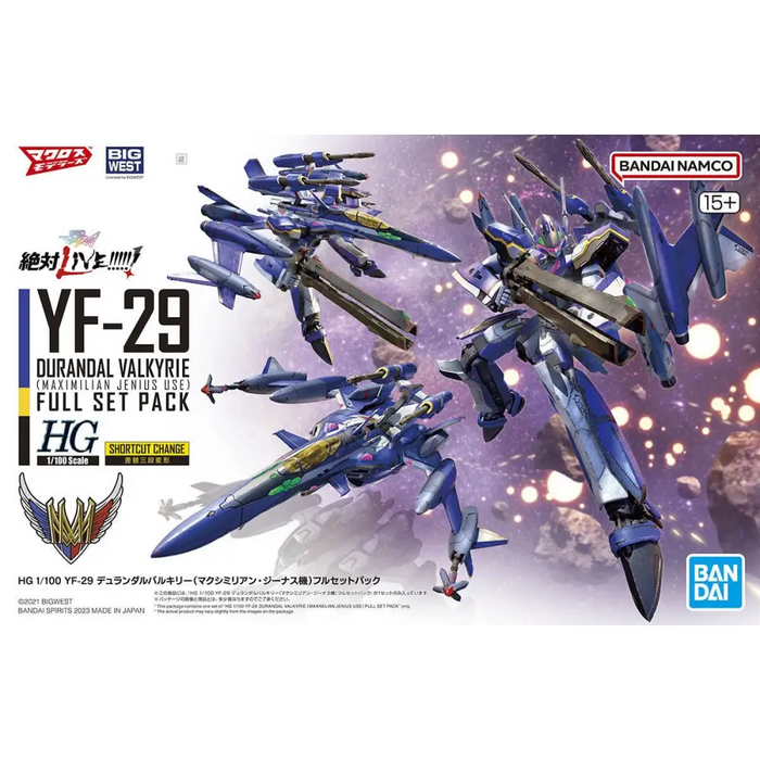HG 1/100 YF-29 DURANDAL VALKYRIE (ИЗПОЛЗВАНЕ НА MAXIMILAN