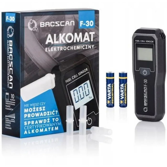 HI-TECH MEDICAL BACSCAN F-30 алкохолен тестер - 4% 1% черен