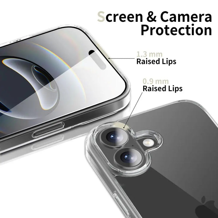 Хибриден калъф Tech-Protect FlexAir за iPhone 17 - прозрачен