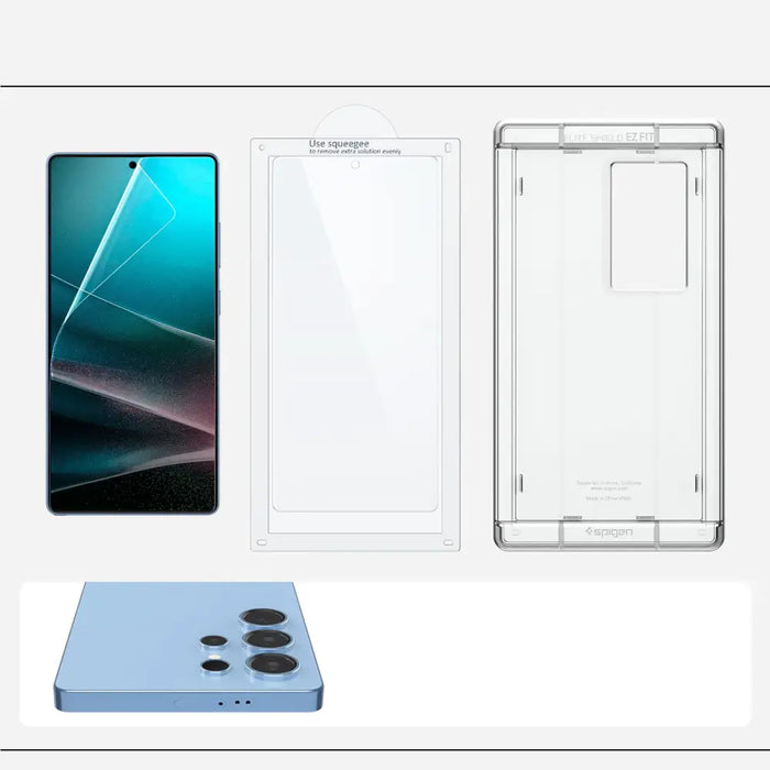 Хибридно стъкло Spigen Elite Shield EZ FIT за Samsung