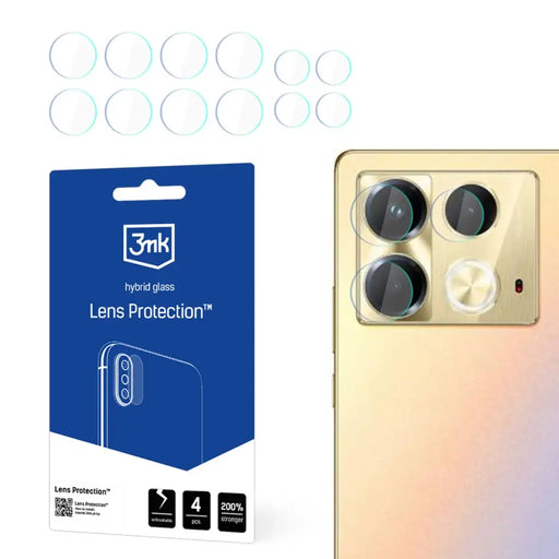 Хибридно стъкло за камера 3mk Lens Protection™ за Infinix