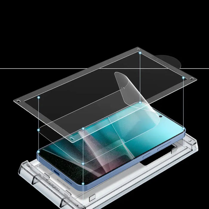 Хибридно стъкло Spigen ELITE SHIELD EZ FIT за Samsung