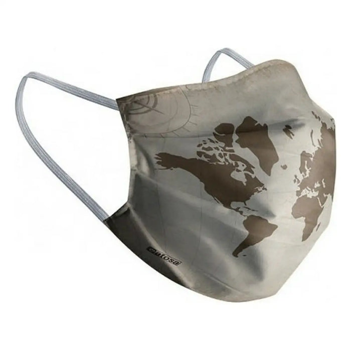 Хигиенна Маска от Плат за Многократна Употреба Maps Детски