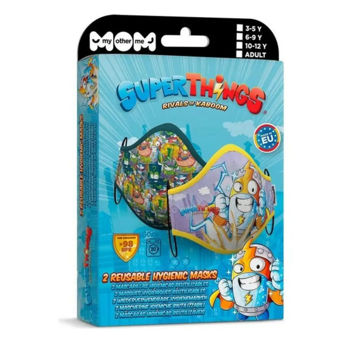Хигиенна Маска от Плат за Многократна Употреба Super Zings