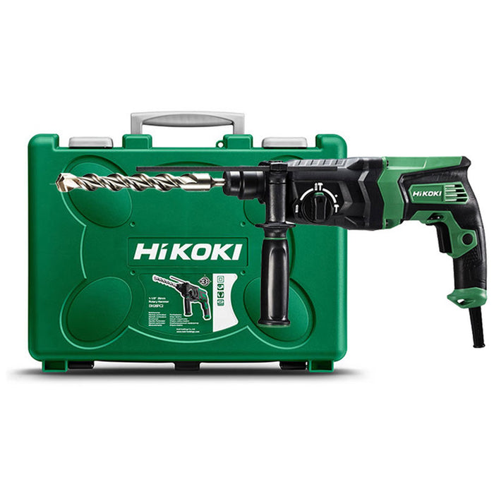 ПЕРФОРАТОР HIKOKI DH26PC2 3.20 J, SDS PLUS, 830 W, КУФАР