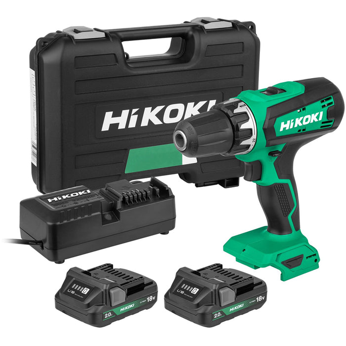 АКУМУЛАТОРНА БОРМАШИНА HIKOKI DS18DF-WCZ 18 V, 53.00 nm, БРОЙ БАТЕРИИ 2, 2.00 Ah, КУФАР