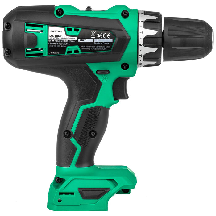 АКУМУЛАТОРНА БОРМАШИНА HIKOKI DS18DF-WCZ 18 V, 53.00 nm, БРОЙ БАТЕРИИ 2, 2.00 Ah, КУФАР