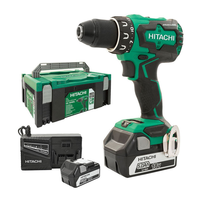 HIKOKI DS18DBSL-WFZ 18 V, 70.00 nm, БРОЙ БАТЕРИИ 2, 5.00 Ah, КУФАР