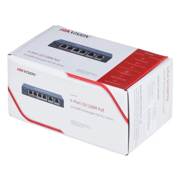 Hikvision DS-3E0106HP-E Мрежови връзки Unmanaged Fast