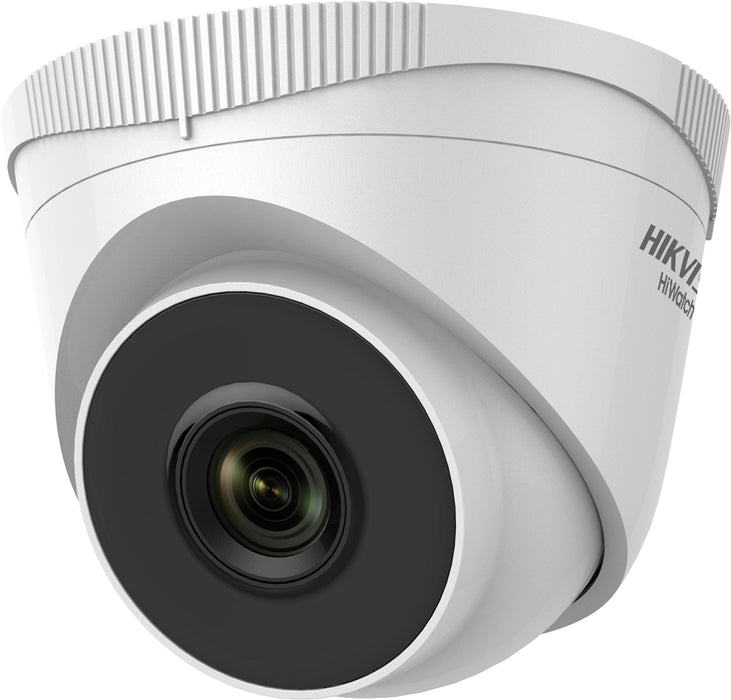 HikVision 4 MP фиксирана мрежова камера с купола, 2.8 мм, F2.0 IR до 30 м, H.265+, IP67, цифров WDR, 3D DNR, 12Vdc/PoE 5W