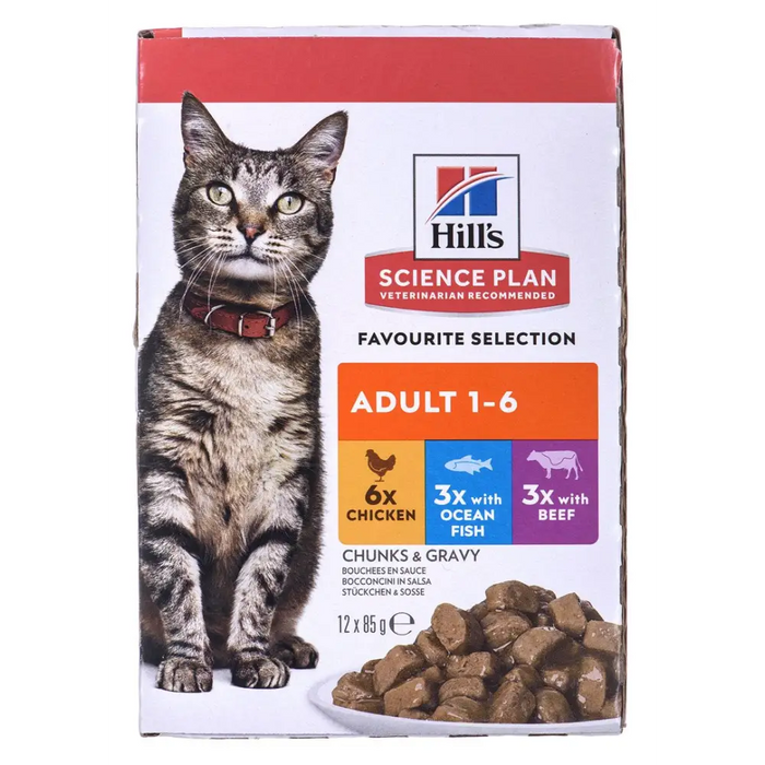 HILL’S Feline Adult Multipack Classic - сашетка 12x85g