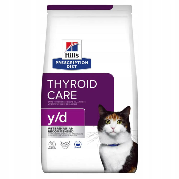 HILL’S PRESCRIPTION DIET Feline y/d Суха храна за котки 1,5