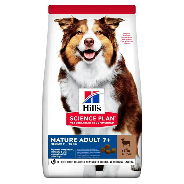 HILL’S Science Plan Mature Adult Medium Агнешко и ориз